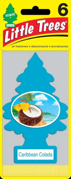 Little Trees 6-pak Caribbean Colada