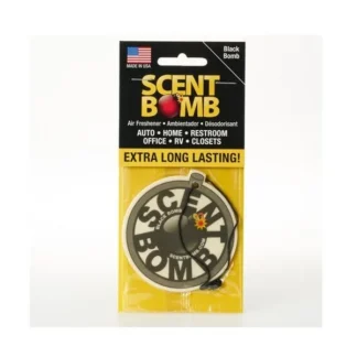 Scent Bomb 2pk Paper Airfreshener-Black Bomb