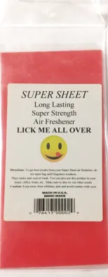 Lick Me All Over-Super Sheet Small