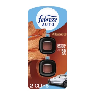 Febreze Vent Clip 2pk – Auto Sandalwood