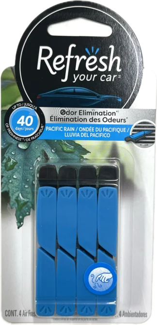 Pacific Rain-Refresh Vent Stick 4pk