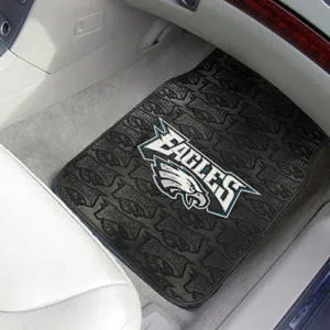 Eagles 2pc Rubber Front Mat