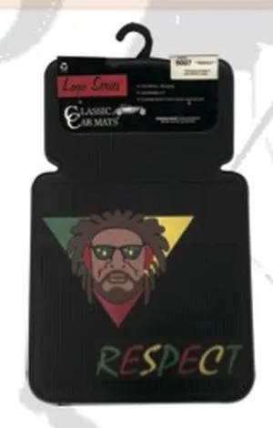 Marco Polo 2pc Front Logo Rubber Mat-Jamaica'Respect'