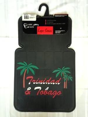 Marco Polo 2pc Front Logo Rubber Mat-Trinidad Tabago