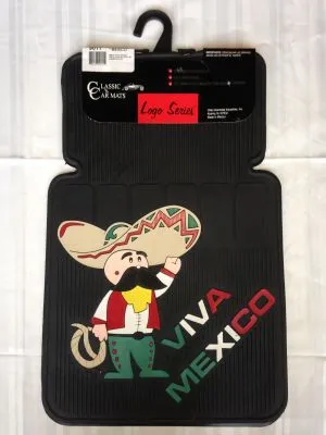 Marco Polo 2pc Front Logo Rubber Mat-Mexico