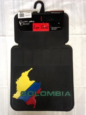 Marco Polo 2pc Front Logo Rubber Mat-Colombia