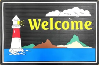 Welcome Light House Mats