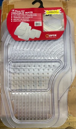 4pc Contour HD Mats-Clear 4/box