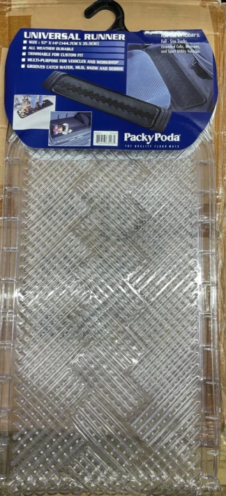 PackyPoda 1pc Runner Clear 4/box