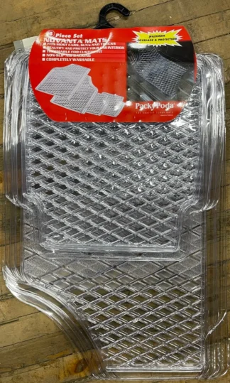 PackyPoda 4pcs Set Mat-Clear 4/box