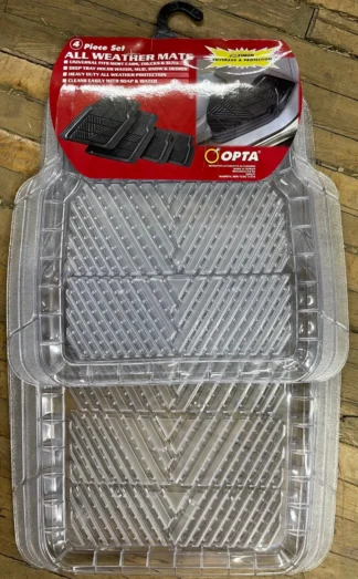 All Weather HD 4pcs Mat-Clear, 2/box