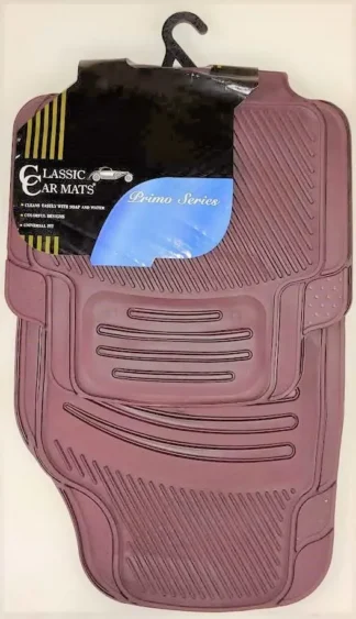 Primo 4pc Rubber Mat-Burgundy