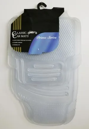 Primo 4pc Rubber Mat-Clear