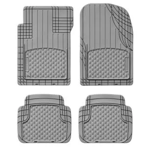 Grey-WT All Vehicle Mat Front/Rear Set