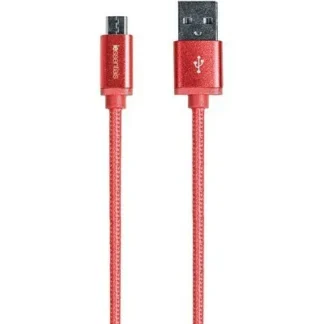 Micro Red-6ft Lighting Braided Cable
