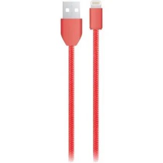 IPhone5 Red-6ft Lighting Braided Cable