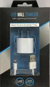 Iphone 5/6 USB Wall Charger with lightning Connector