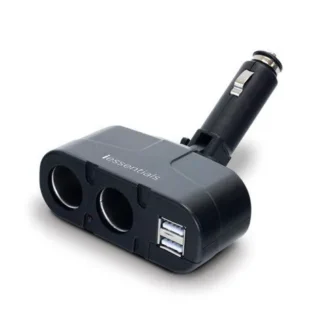 4 Port Dual USB & 2Y Car Charger