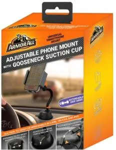 Adjustable Phone mount With Gooseneck Suction Cup