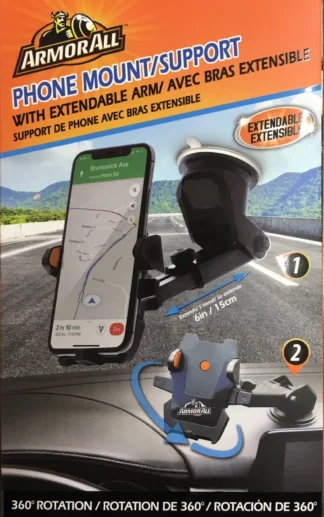 Phone Mount with Extendable Arm