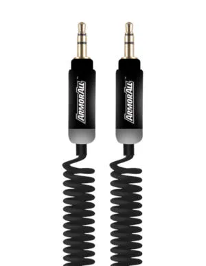 AA 3.5mm Flexible Auxiliary Cable Black 12/48