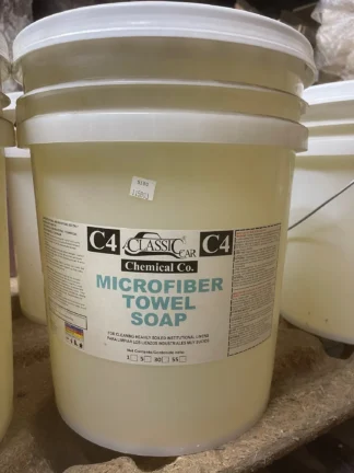 C4 Microfiber Towel Cleaner 5 Gallon
