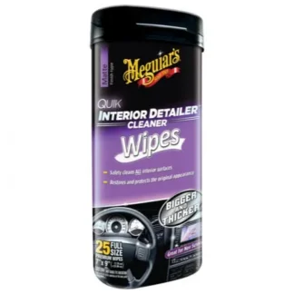 Meguiar's Quick Interior Detailer Cleaner Wipes 30ct