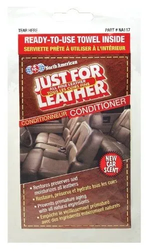 Just For Leather Conditioner Towelette, 100pcs/case