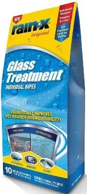 Rain-X Glass Treatment Induvidual Wipes 6/10ct