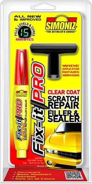 SIMONIZ Clear Coat Repair Kit, Scratch & Swilr Remover/Scratch Repair Applicator. 2oz, 6pcs/case