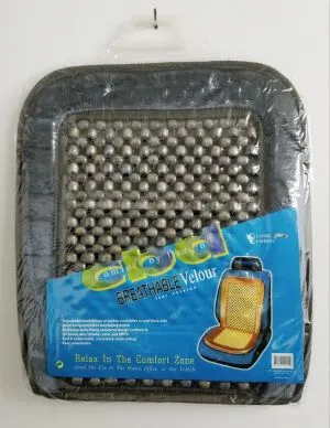 Bead Velour Seat Cushion-Grey