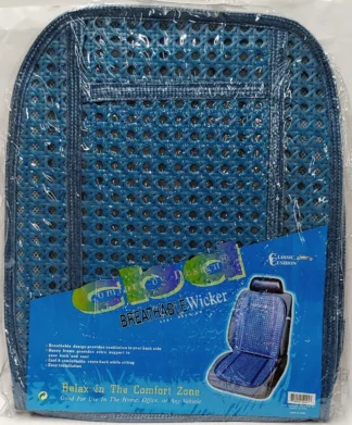 Breathable Wicker Seat Cushion-Blue
