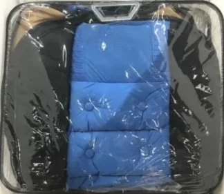 Blue-Black--Delux Racing Cushion