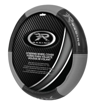 R Racing Sport GREY Steering Wheel Cover
