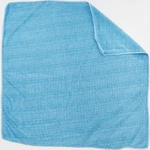 Blue 40cmx40cm Microfiber towel BULK