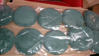 10pk Round Micro Pad-GREEN