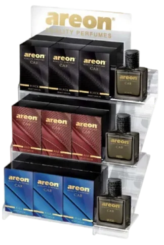 Areon Car Perfume 50ml/100ml 18pcs Counter Display (products NOT included, Tester Availalbe)