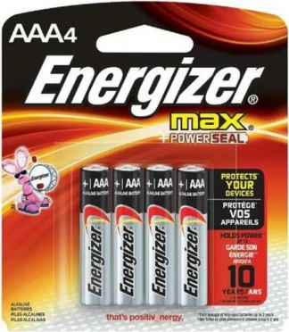 Energizer Battery AAA 4pack