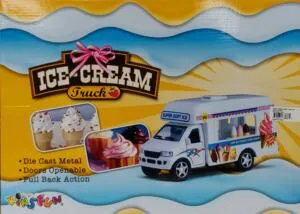 D/C P/B 5" ICE CREAM TRUCK 12PCS/DISPLAY