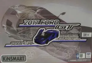 D/C P/B 2017 Ford GT w/printing 12pcs/display