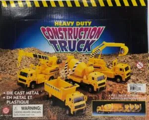D/C P/B Construction Trucks 12pcs