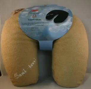 Sani-Terri Travel Pillow Tan