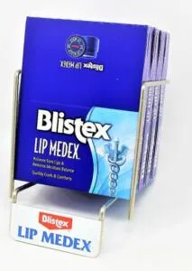 EMPTY-Blistex Lip Medex 12ct Display Metal Rack, Hold 4 Displays-PRODUCTS NOT INCLUDE