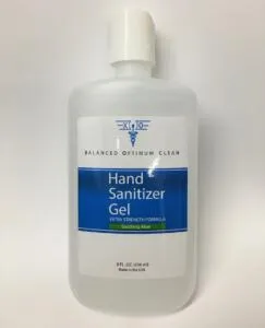 XO Hand Sanitizer Gel 8oz 24/case