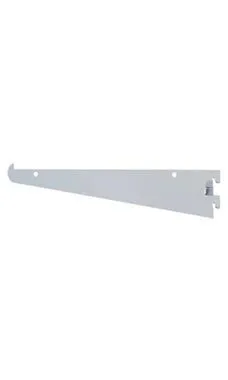 Shelf Bracket 10" White For Slatwall