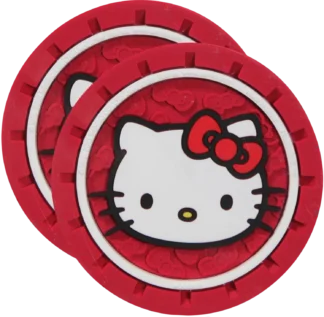 2pc Coaster-Hello Kitty Bow