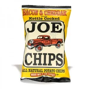 2oz Joe Chips Cheddar Bacon 28/case